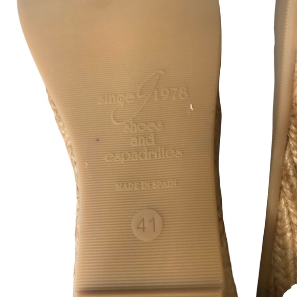 Ateliers Leather Colorblock Wedge Sandals Handmade in Spain - Picture 6 of 7